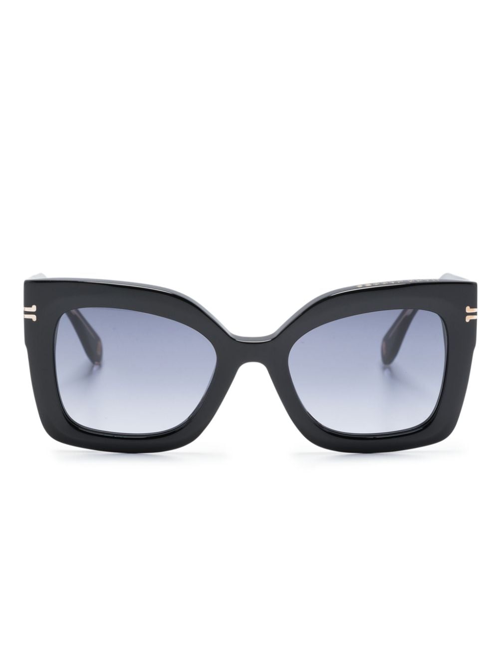 Marc Jacobs Eyewear engraved-logo square-frame sunglasses - Black von Marc Jacobs Eyewear