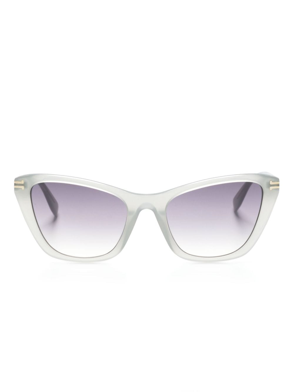 Marc Jacobs Eyewear logo-engraved wayfarer-frame sunglasses - Grey von Marc Jacobs Eyewear