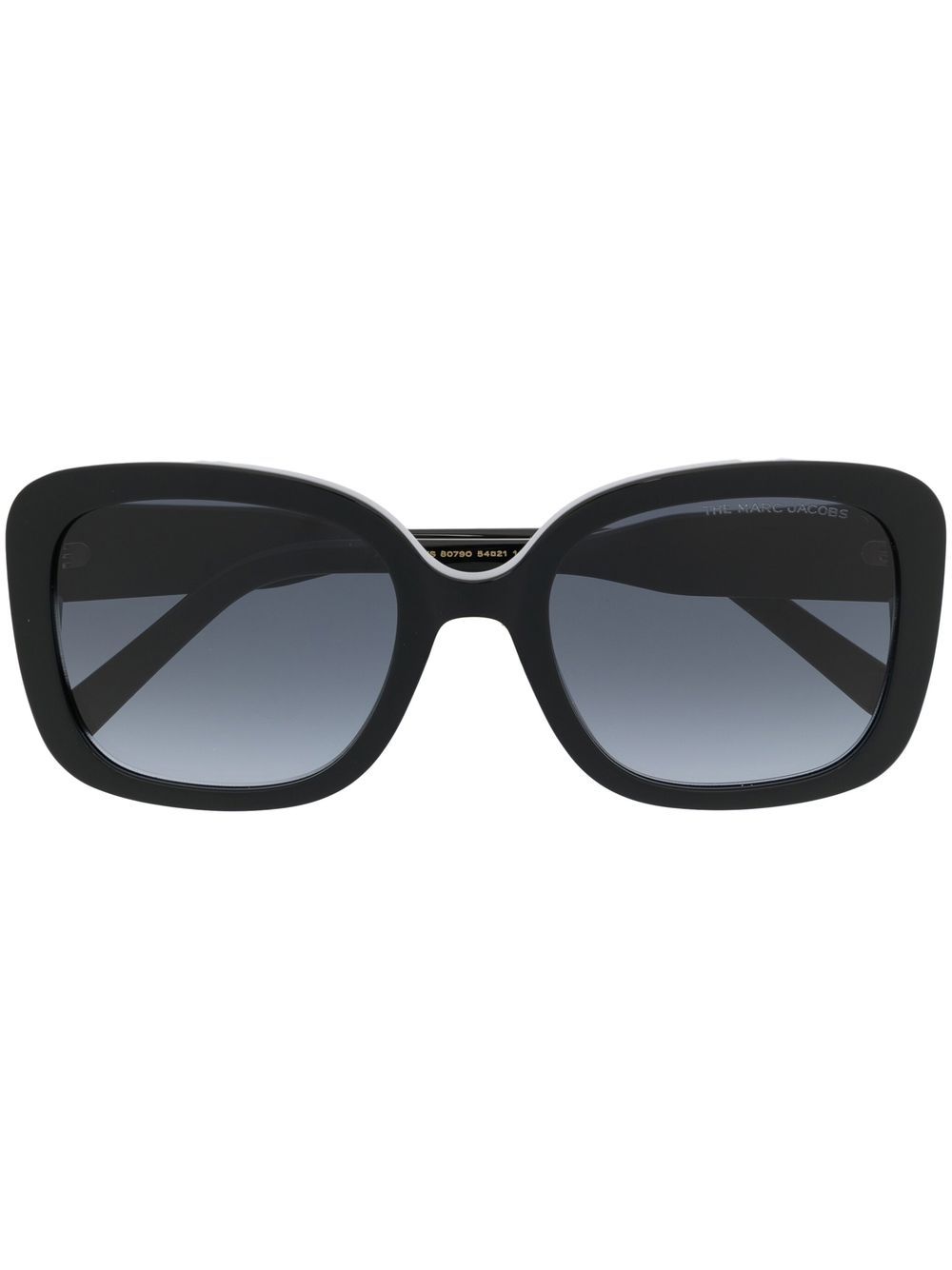 Marc Jacobs Eyewear logo-plaque square-frame sunglasses - Black von Marc Jacobs Eyewear