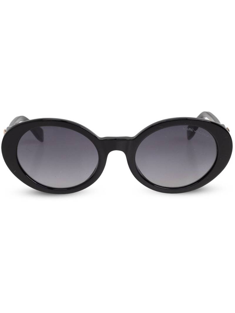 Marc Jacobs Eyewear logo-plaque sunglasses - Black von Marc Jacobs Eyewear