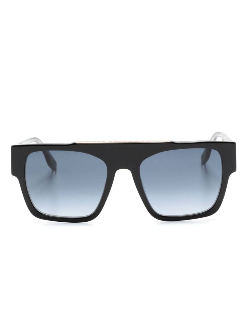 Marc Jacobs Eyewear logo-print square-frame sunglasses - Black von Marc Jacobs Eyewear