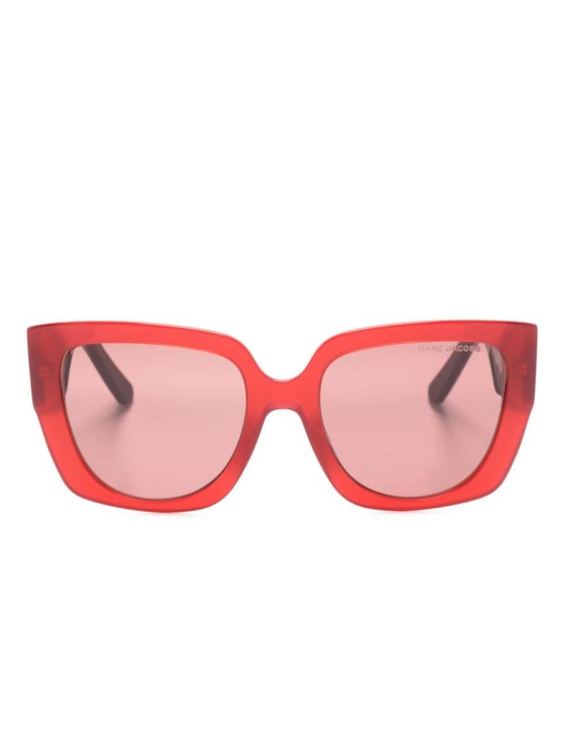 Marc Jacobs Eyewear oversized-frame tinted sunglasses - Red von Marc Jacobs Eyewear