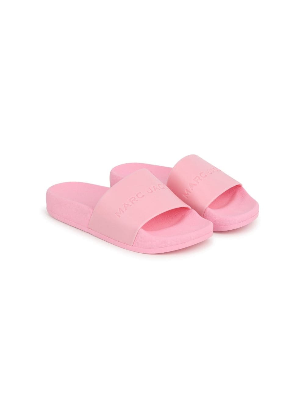 Marc Jacobs Kids Aqua logo-debossed slides - Pink von Marc Jacobs Kids