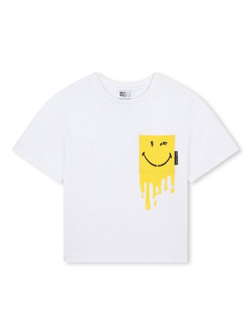 Marc Jacobs Kids Stamped-motif t-shirt - White von Marc Jacobs Kids