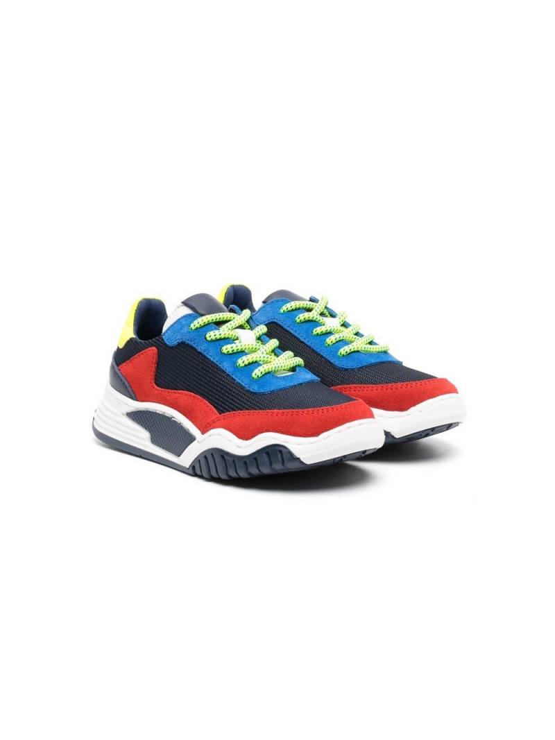 Marc Jacobs Kids colour-block lace-up sneakers - Blue von Marc Jacobs Kids