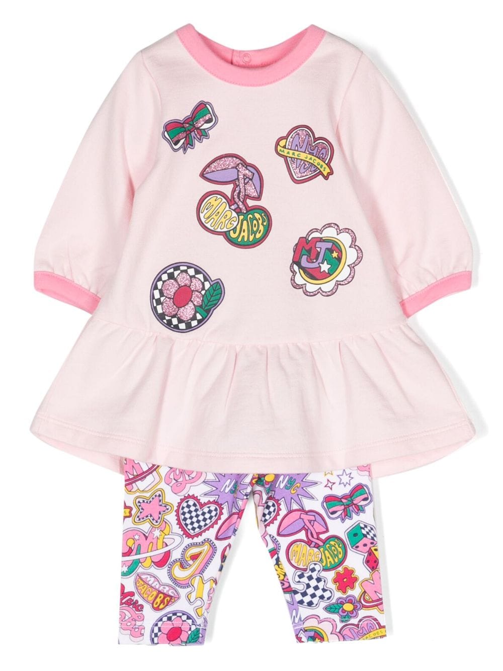 Marc Jacobs Kids graphic-print dress set - Pink von Marc Jacobs Kids