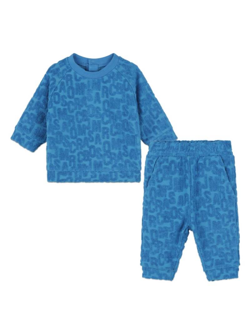 Marc Jacobs Kids logo-jacquard trousers set - Blue von Marc Jacobs Kids