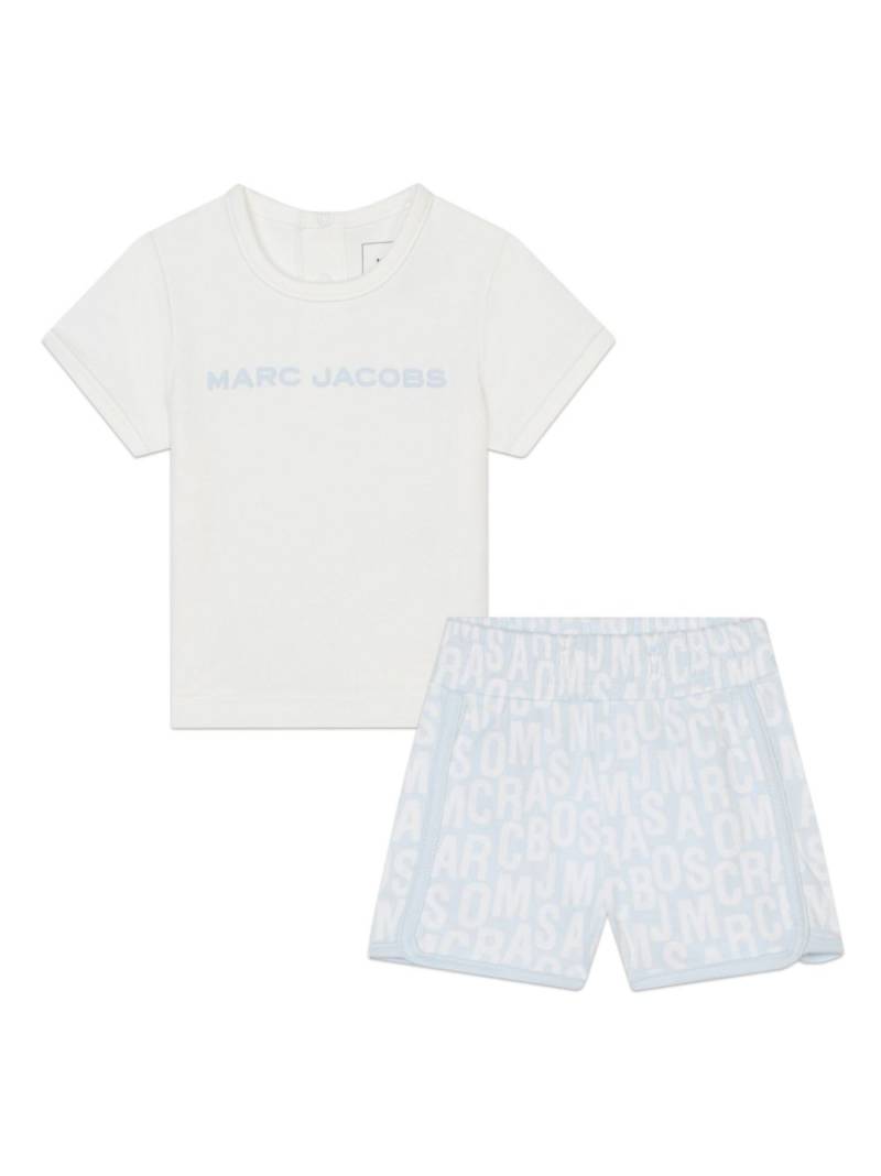 Marc Jacobs Kids logo-print T-shirt short set (set of two) - Blue von Marc Jacobs Kids