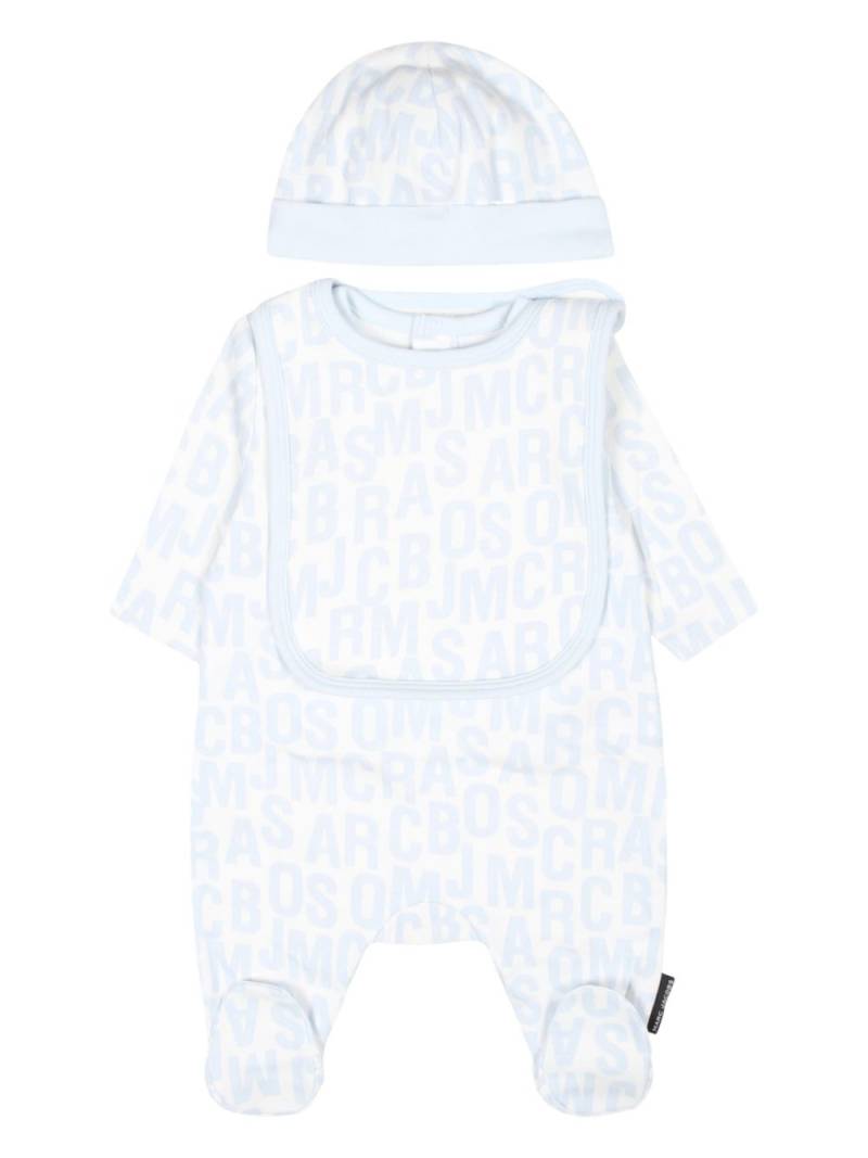 Marc Jacobs Kids logo-print babygrow set - White von Marc Jacobs Kids