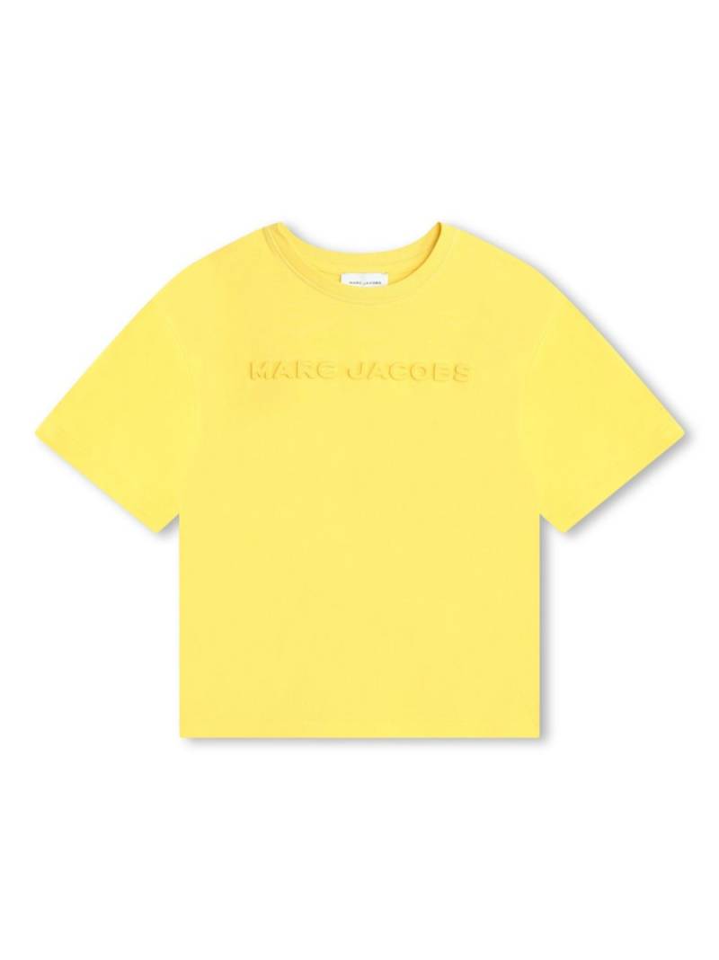 Marc Jacobs Kids logo-print cotton T-shirt - Yellow von Marc Jacobs Kids