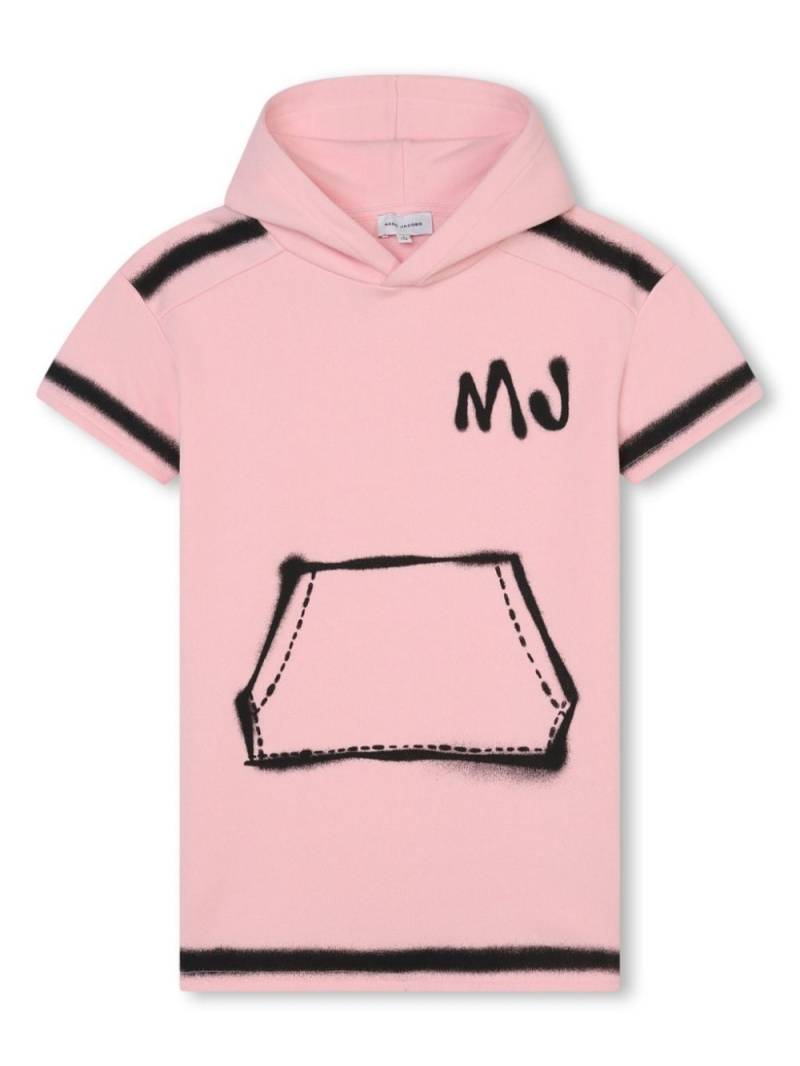 Marc Jacobs Kids logo-print cotton dress - Pink von Marc Jacobs Kids