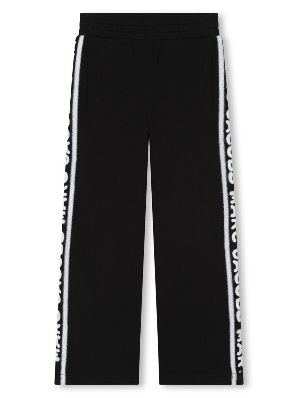 Marc Jacobs Kids logo-print cotton trousers - Black von Marc Jacobs Kids