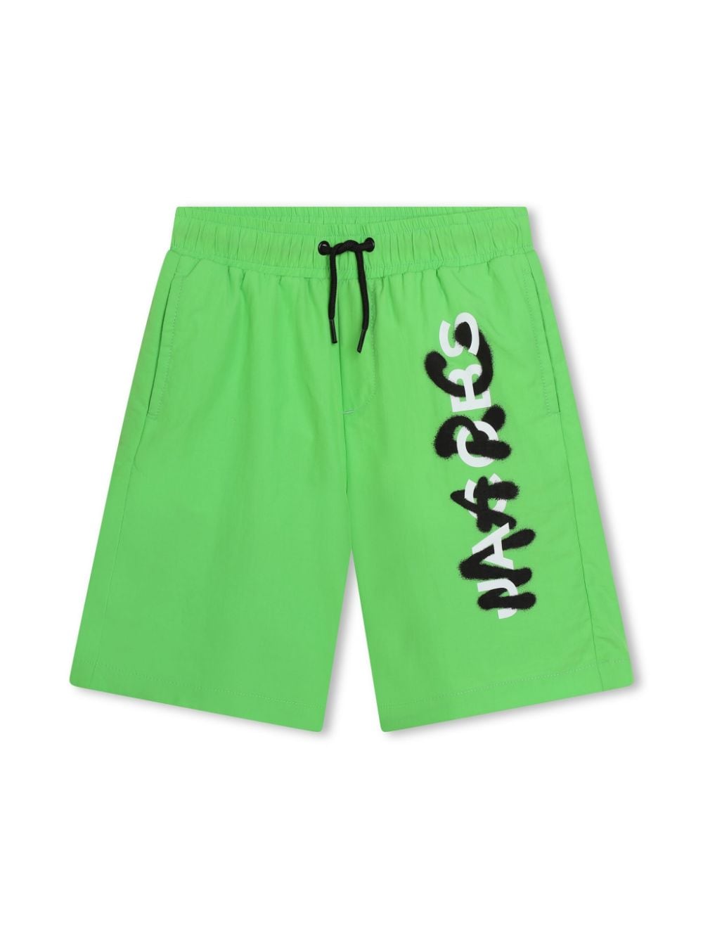 Marc Jacobs Kids logo-print drawstring swim shorts - Green von Marc Jacobs Kids