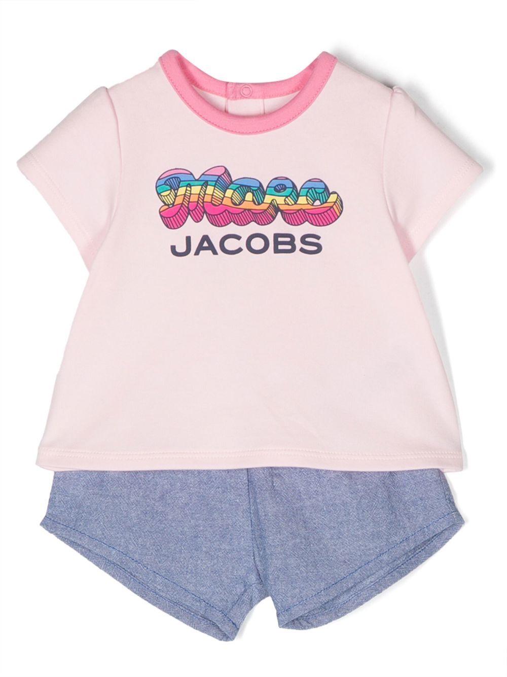 Marc Jacobs Kids logo-print shorts tracksuit - Pink von Marc Jacobs Kids