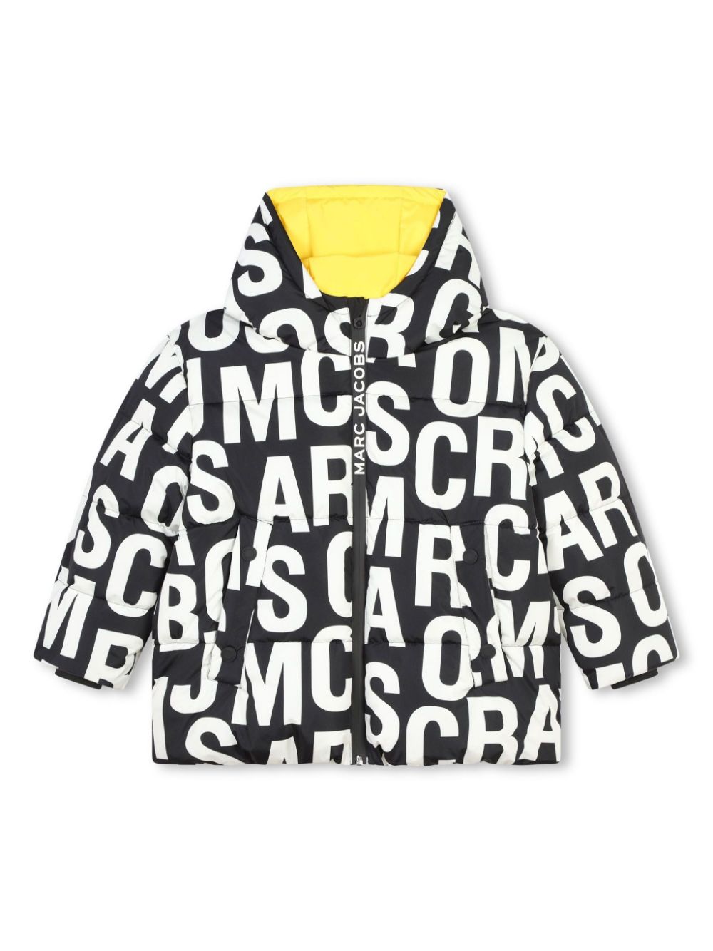 Marc Jacobs Kids logo-printed puffer jacket - Black von Marc Jacobs Kids