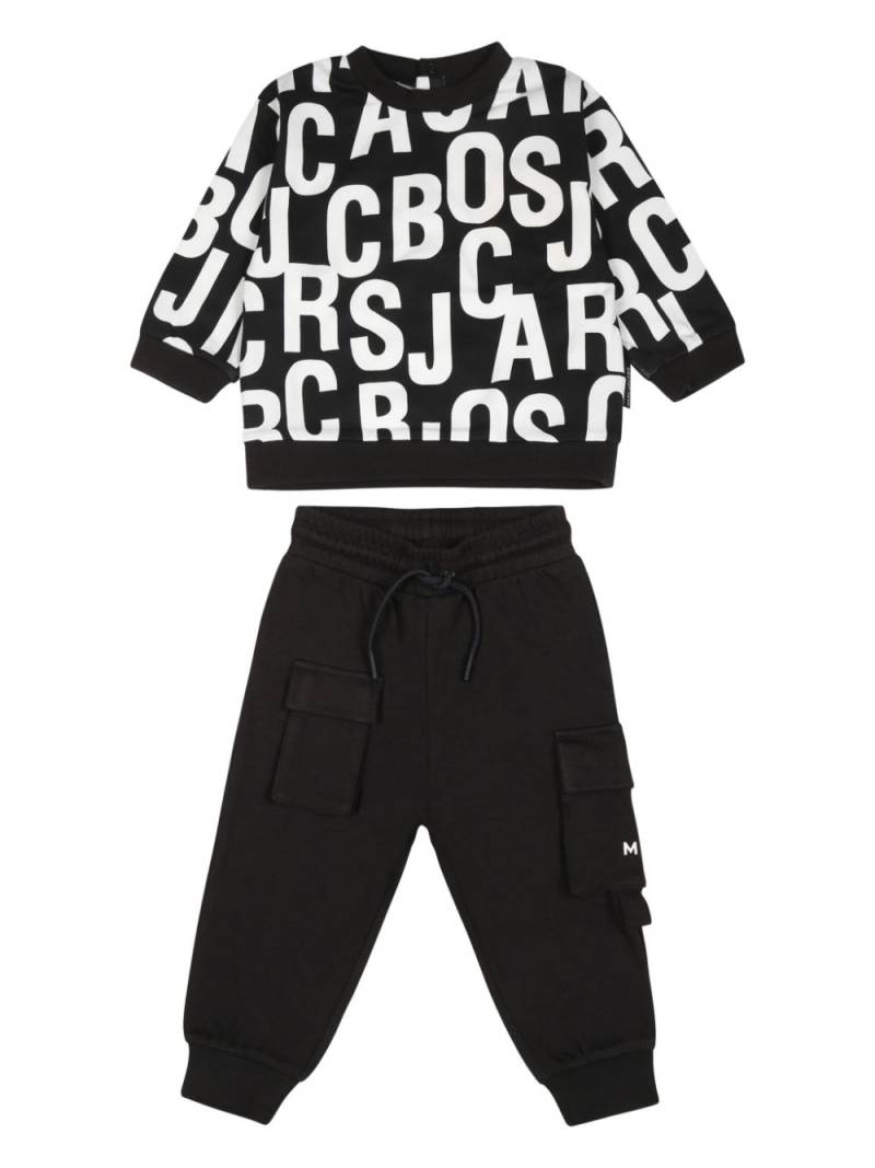 Marc Jacobs Kids monogram tracksuit set - Black von Marc Jacobs Kids