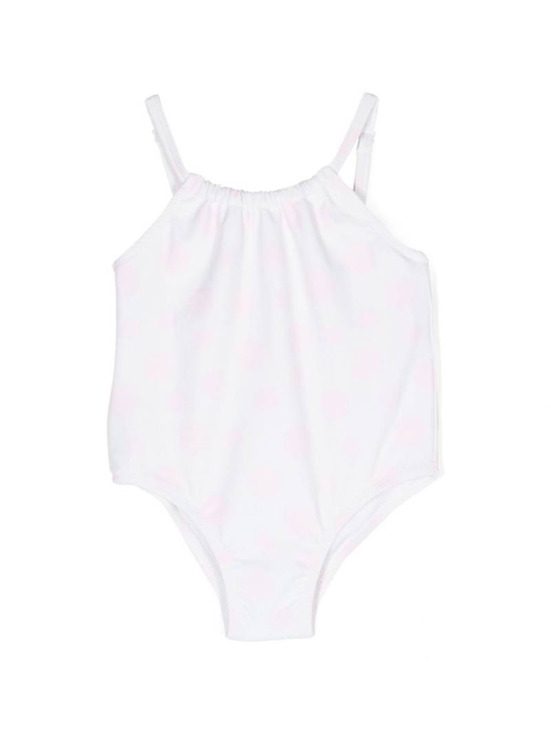 Marc Jacobs Kids polka dot-print swimsuit - Neutrals von Marc Jacobs Kids