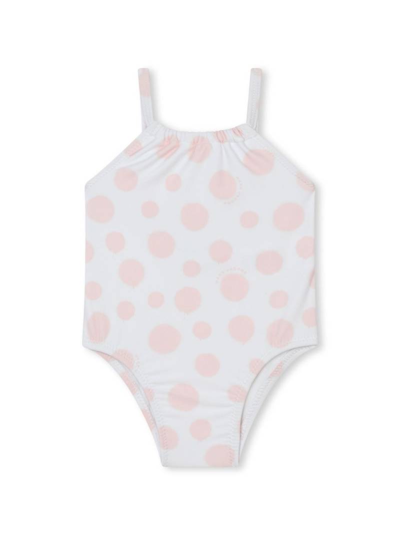 Marc Jacobs Kids polka-dot swimsuit - White von Marc Jacobs Kids