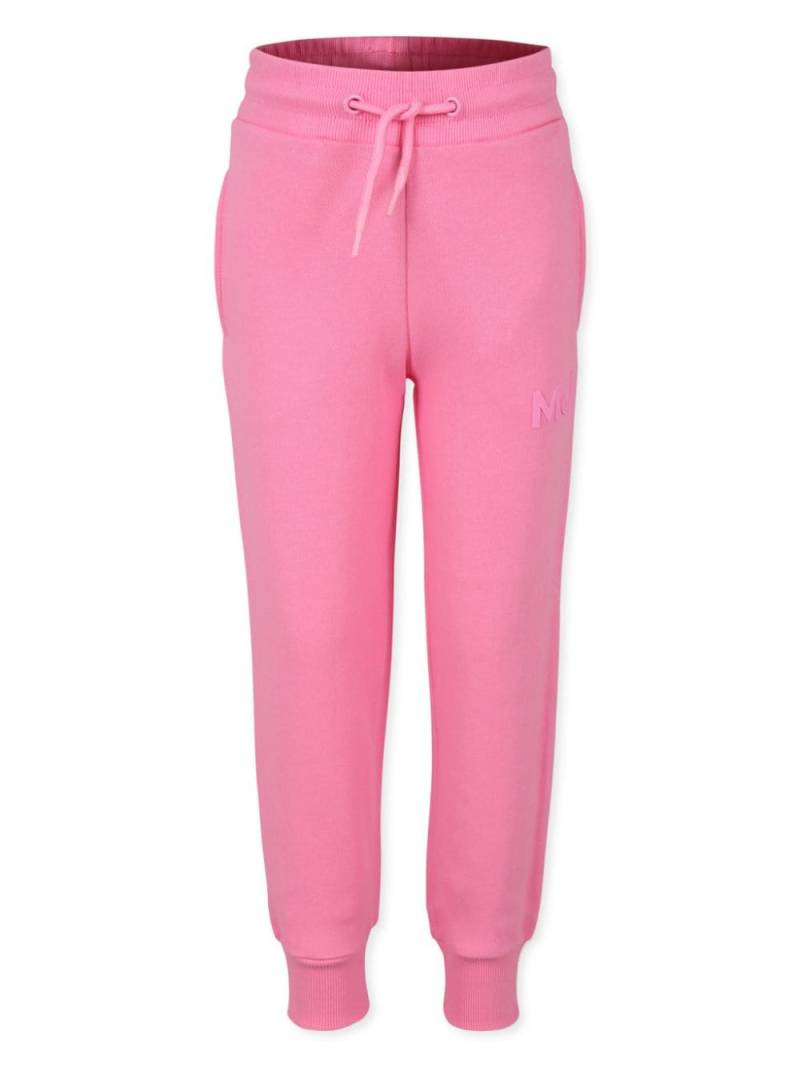 Marc Jacobs Kids rubberised-logo track pants - Pink von Marc Jacobs Kids