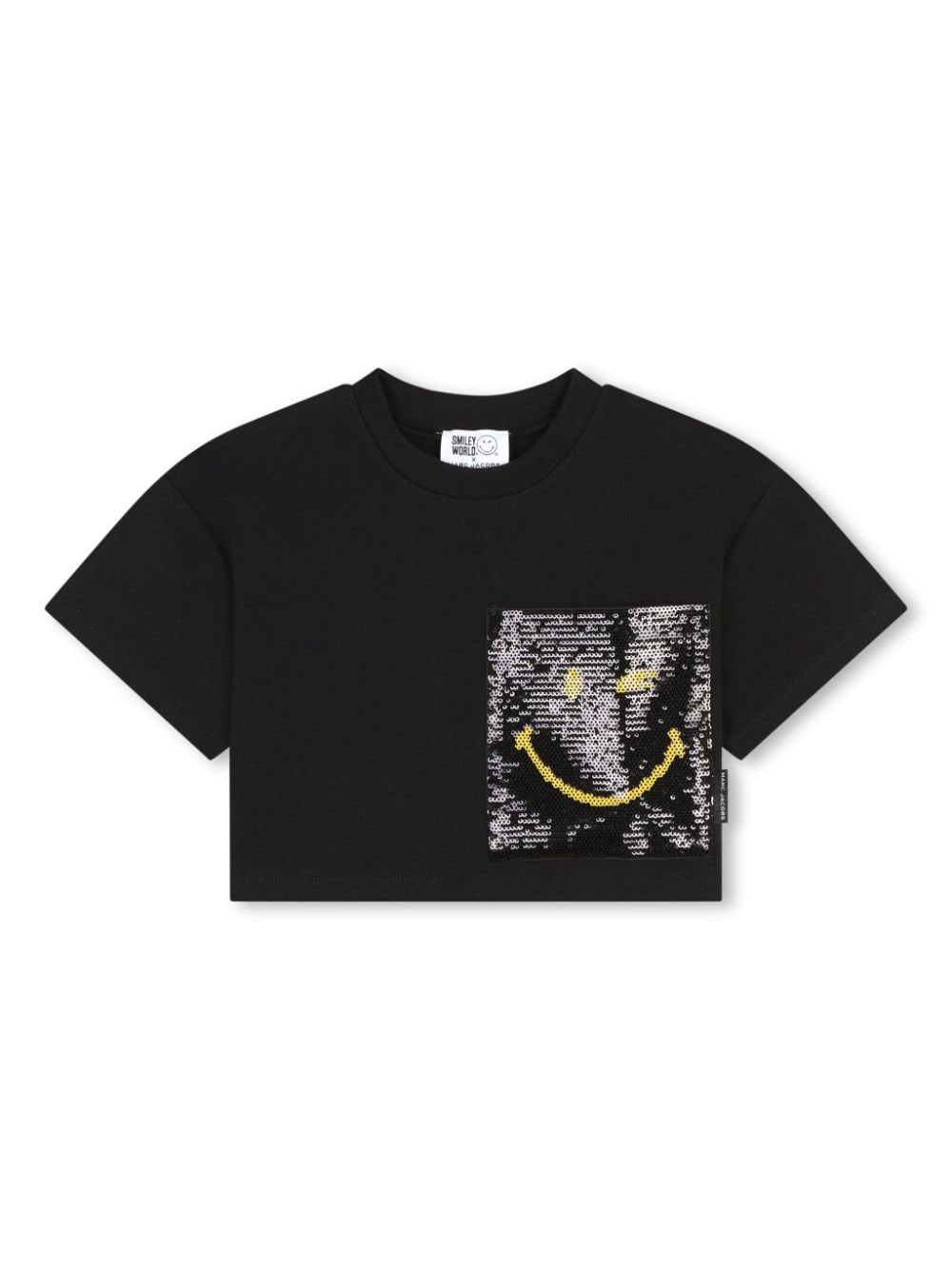 Marc Jacobs Kids sequin-embellished T-shirt - Black von Marc Jacobs Kids