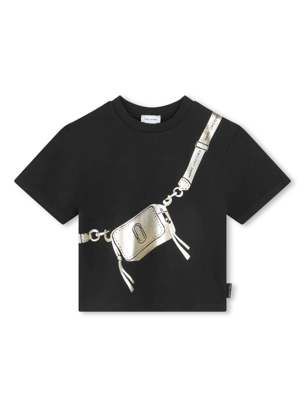 Marc Jacobs Kids trompe l'oeil-print T-shirt - Black von Marc Jacobs Kids