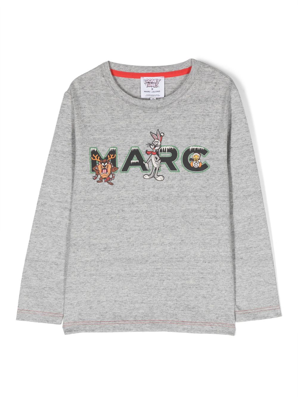 Marc Jacobs Kids x Looney Tunes logo-print T-shirt - Grey von Marc Jacobs Kids