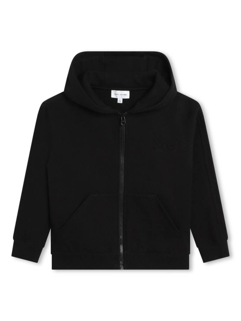 Marc Jacobs Kids zip-up cotton hoodie - Black von Marc Jacobs Kids