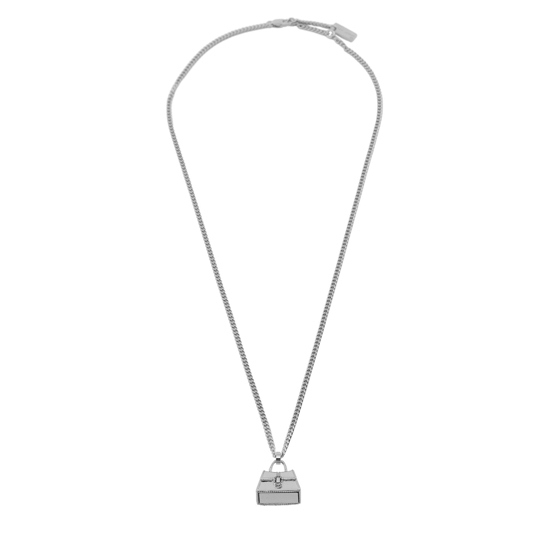 Halskette Marc Jacobs The St. Marc Cuban-Link Chain Necklace 2F3JNC001J37 Silberfarben von Marc Jacobs