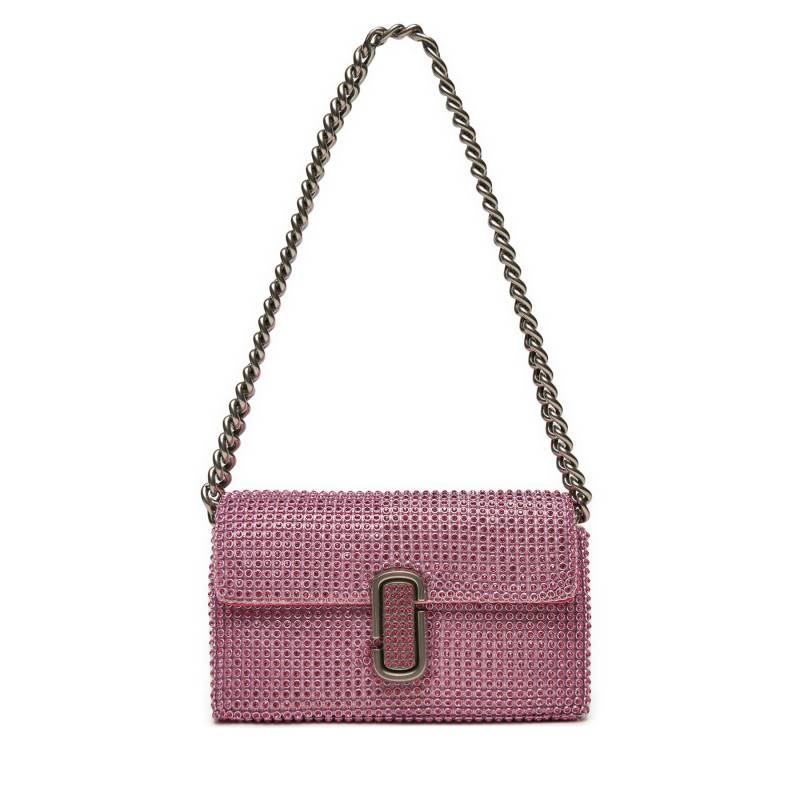 Handtasche Marc Jacobs The Rhinestone J Marc Mini Shoulder Bag H912M06RE22 Silberfarben von Marc Jacobs