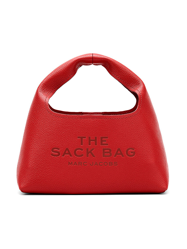 MARC JACOBS Ledertasche - Henkeltasche THE MINI SACK  rot von Marc Jacobs