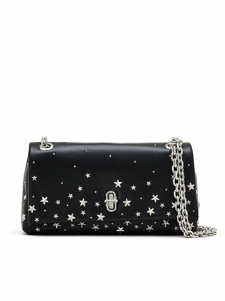 MARC JACOBS Ledertasche - Mini Bag THE DUAL CHAIN WALLET STARS schwarz von Marc Jacobs