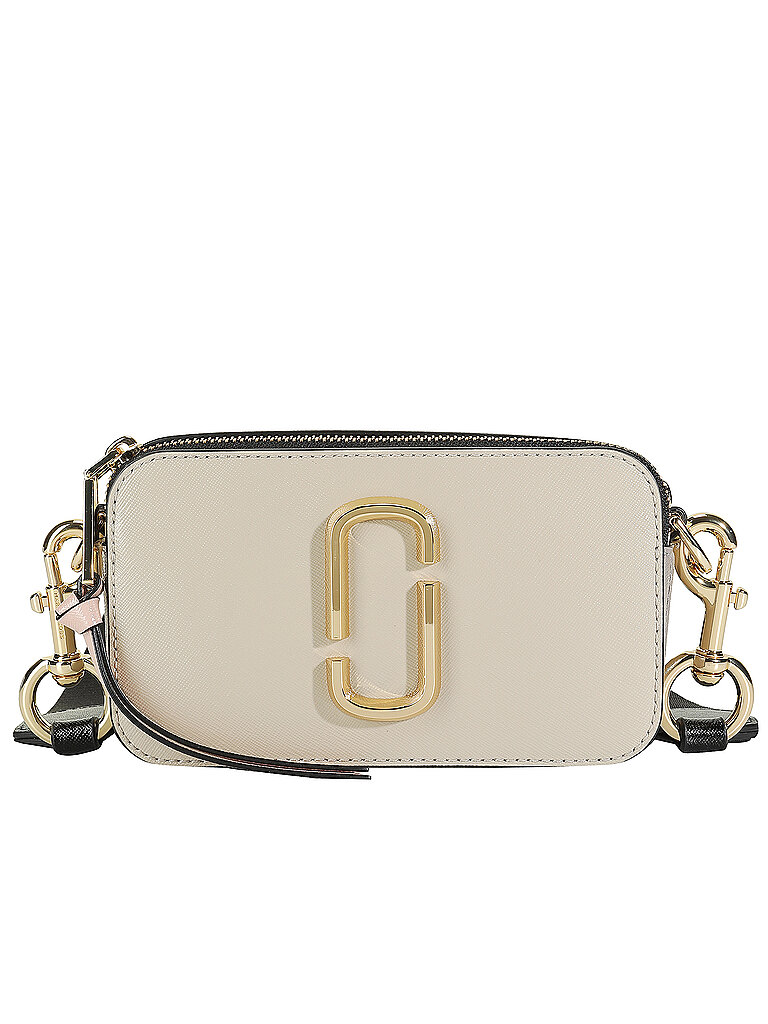 MARC JACOBS Ledertasche - Mini Bag THE SNAPSHOT beige von Marc Jacobs