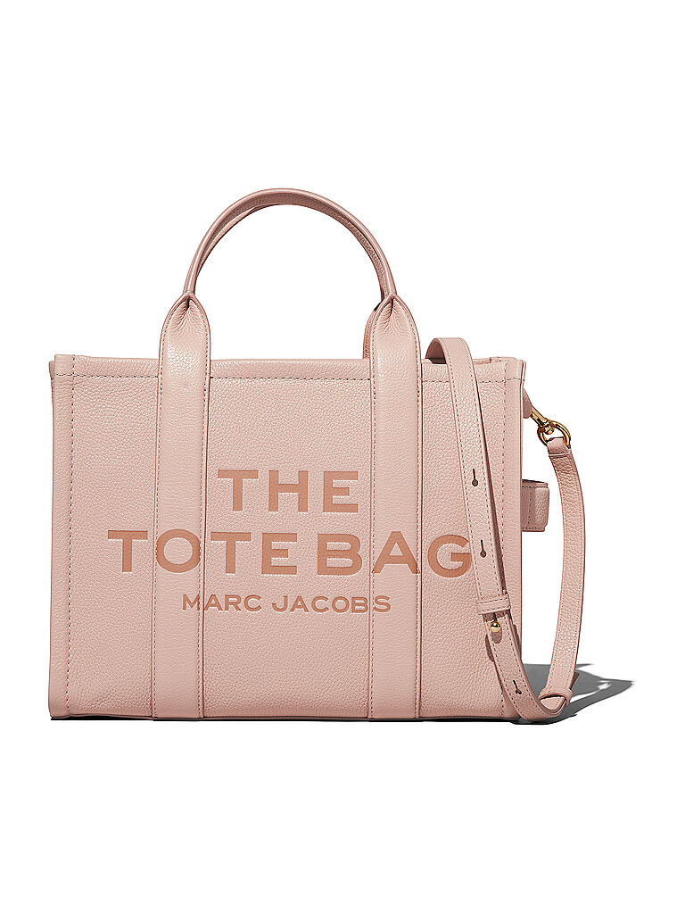 MARC JACOBS Ledertasche - Tote Bag  THE MEDIUM TOTE LEATHER rosa von Marc Jacobs