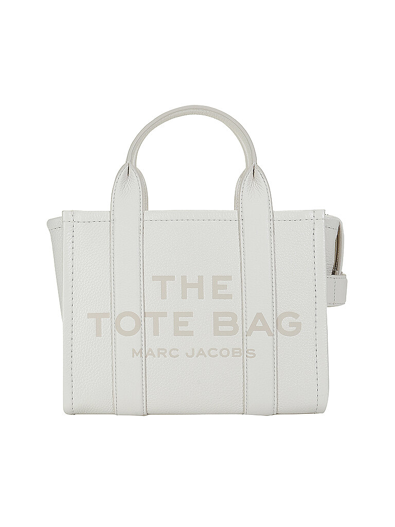 MARC JACOBS Ledertasche - Tote Bag THE SMALL TOTE LEATHER weiss von Marc Jacobs