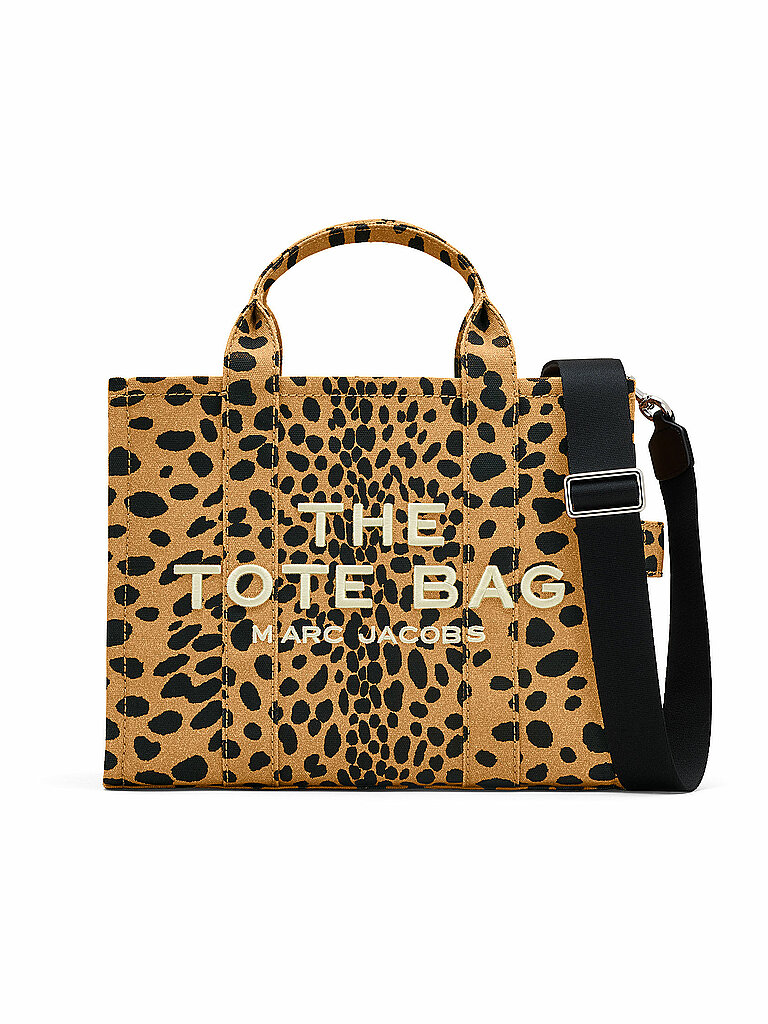 MARC JACOBS Tasche - Tote Bag THE MEDIUM TOTE CANVAS LEO camel von Marc Jacobs