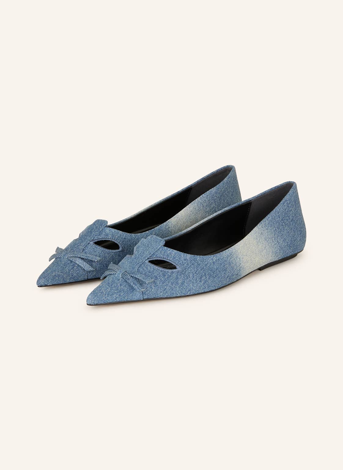 Marc Jacobs Ballerinas In Jeansoptik blau Marc Jacobs Ballerinas In Jeansoptik blau von Marc Jacobs