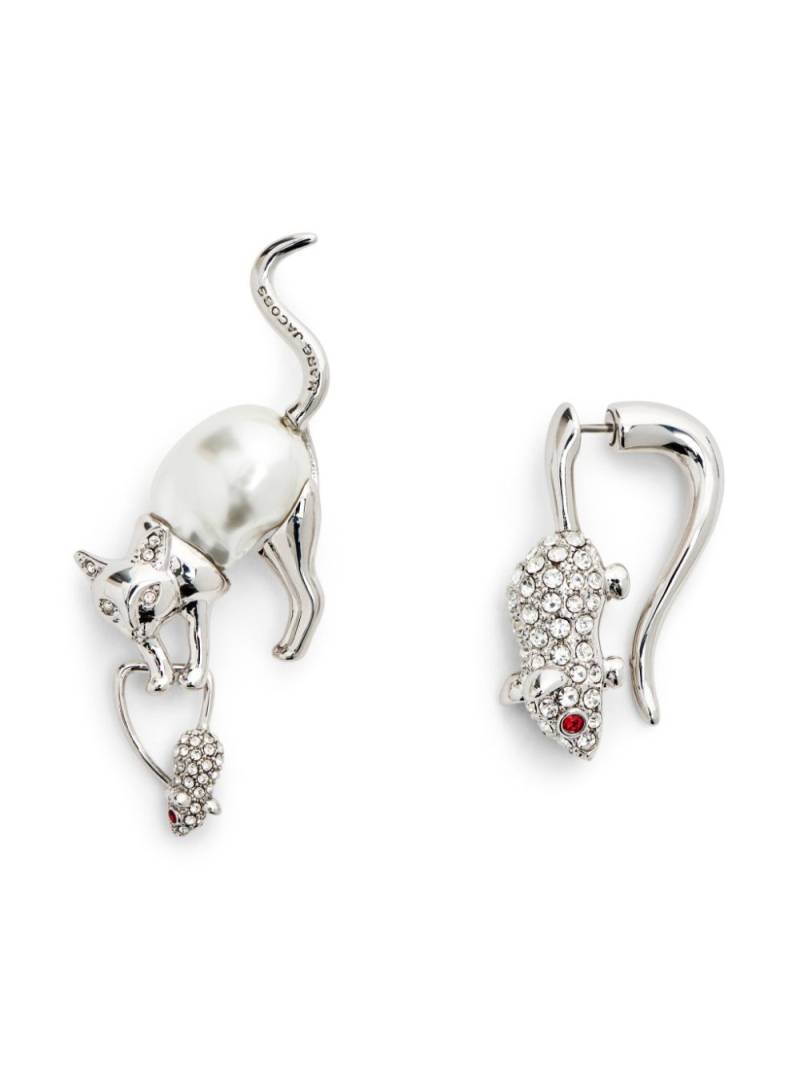 Marc Jacobs Cat and Mouse earrings - Silver von Marc Jacobs