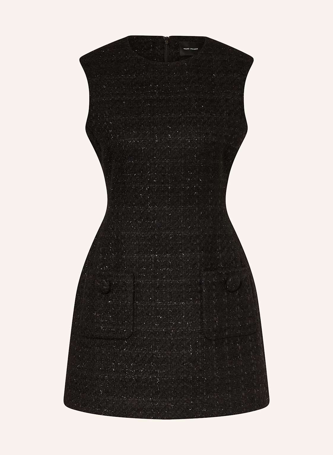 Marc Jacobs Etuikleid Aus Tweed Mit Glitzergarn schwarz Marc Jacobs Etuikleid Aus Tweed Mit Glitzergarn schwarz von Marc Jacobs