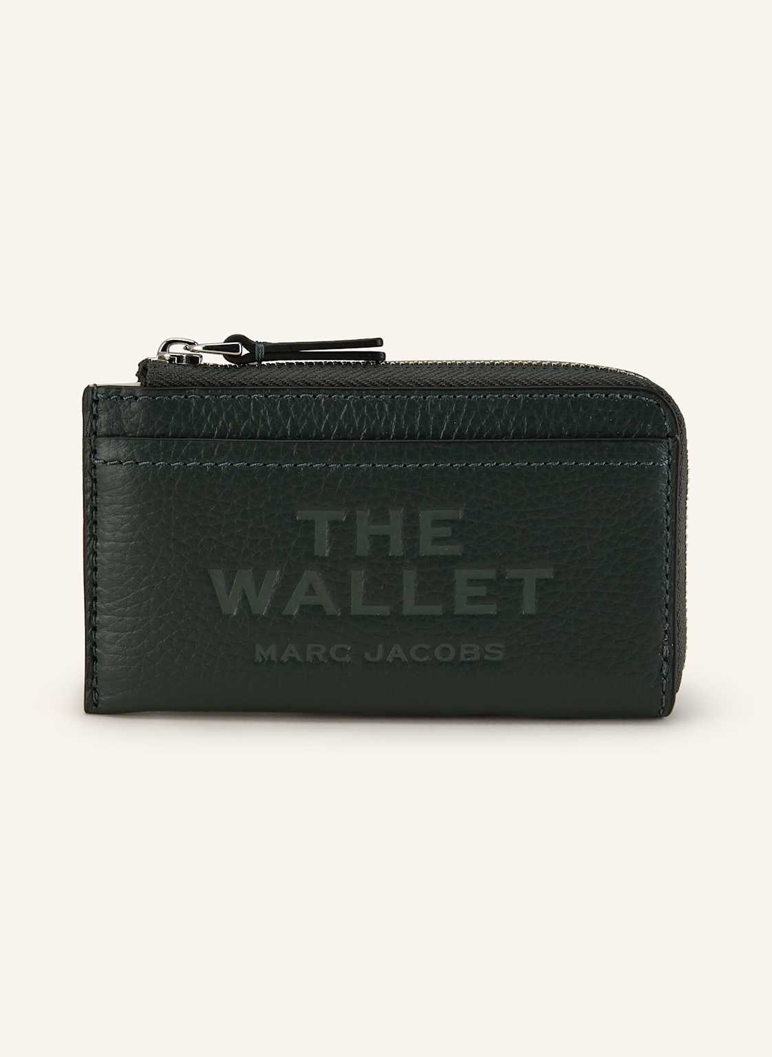 Marc Jacobs Geldbörse The Leather Top Zip Multi Wallet gruen von Marc Jacobs