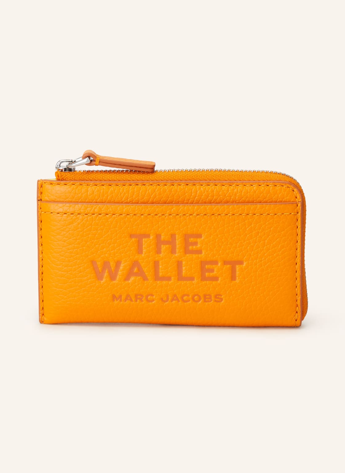 Marc Jacobs Geldbörse The Leather Top Zip Multi Wallet orange von Marc Jacobs