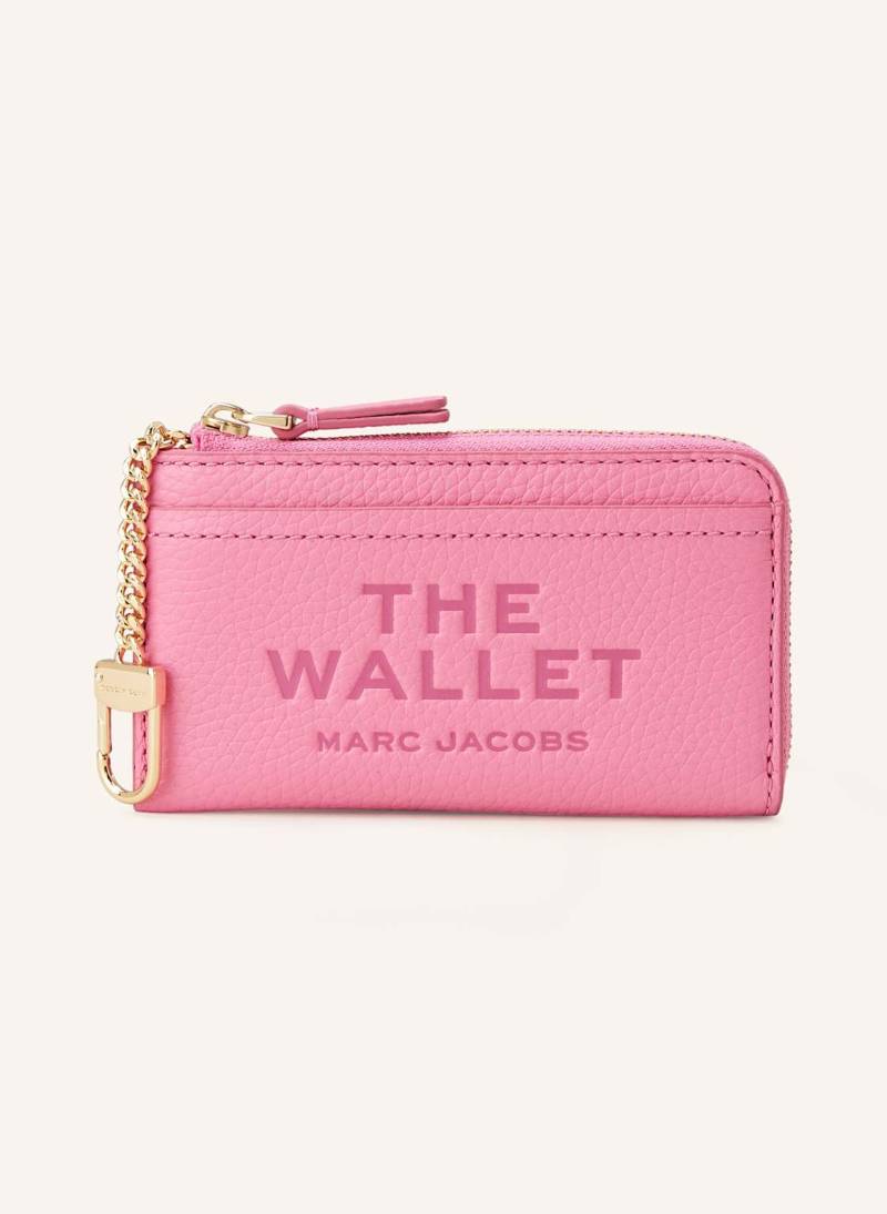 Marc Jacobs Geldbörse The Leather Top Zip Multi Wallet pink von Marc Jacobs