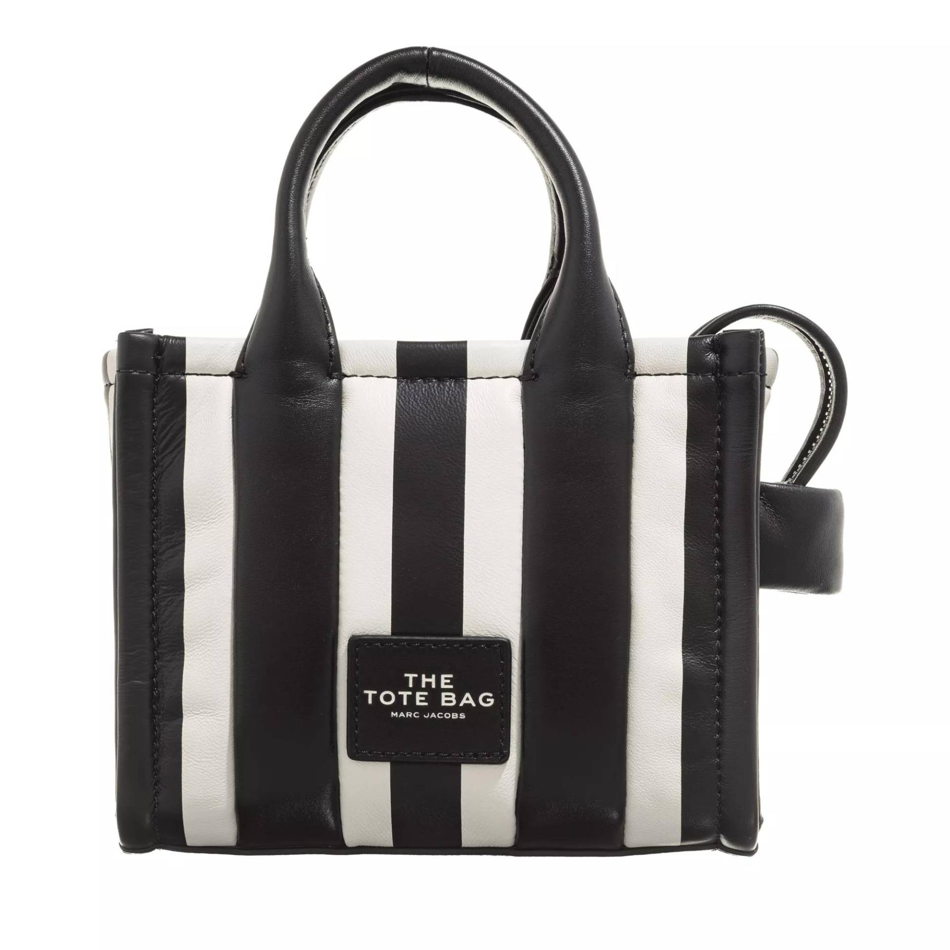 Marc Jacobs Handtasche - Vertical Stripe Leather Tote Bag - Gr. unisize - in Schwarz - für Damen von Marc Jacobs