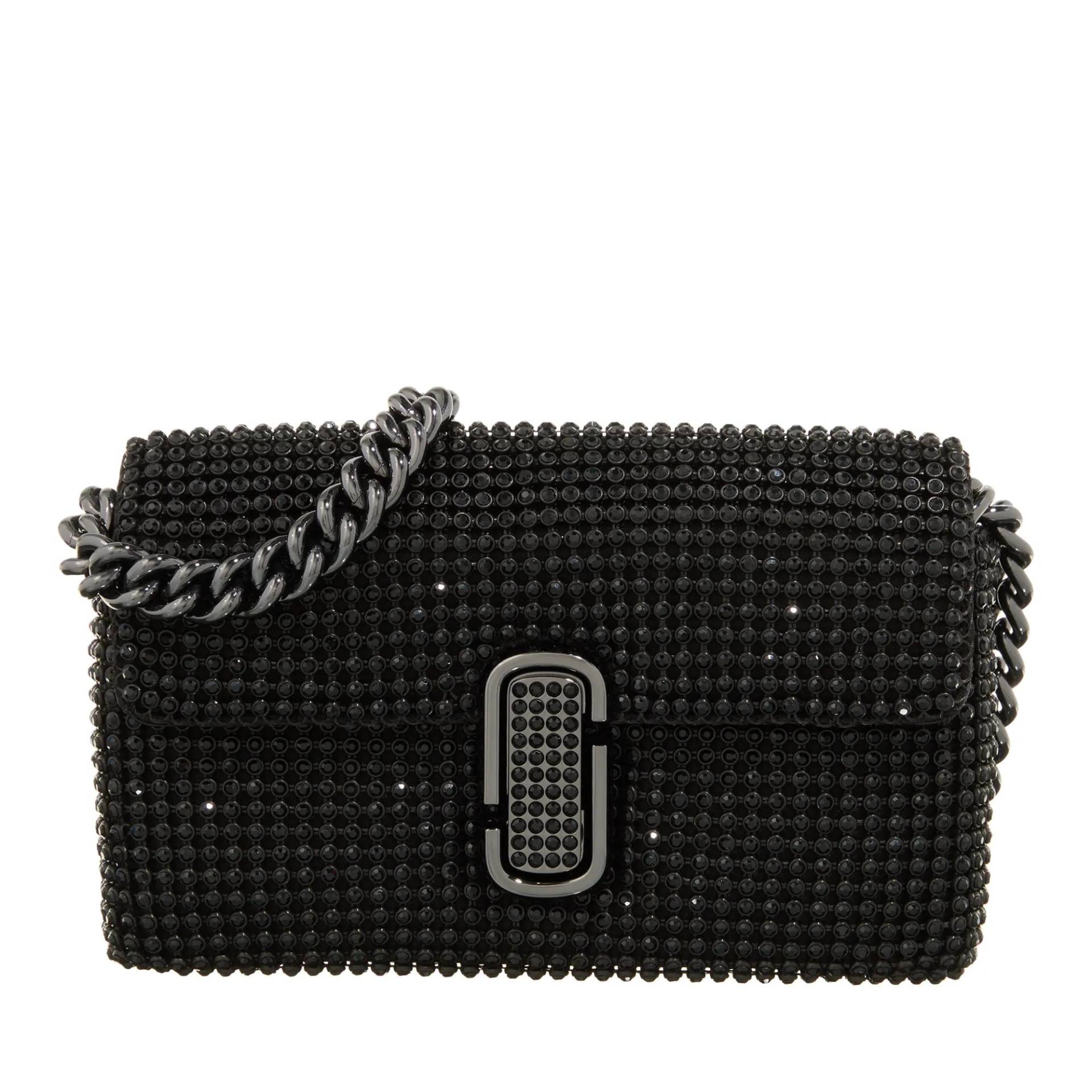 Marc Jacobs Handtasche - J Marc Mini Therhinestone - Gr. unisize - in Schwarz - für Damen von Marc Jacobs