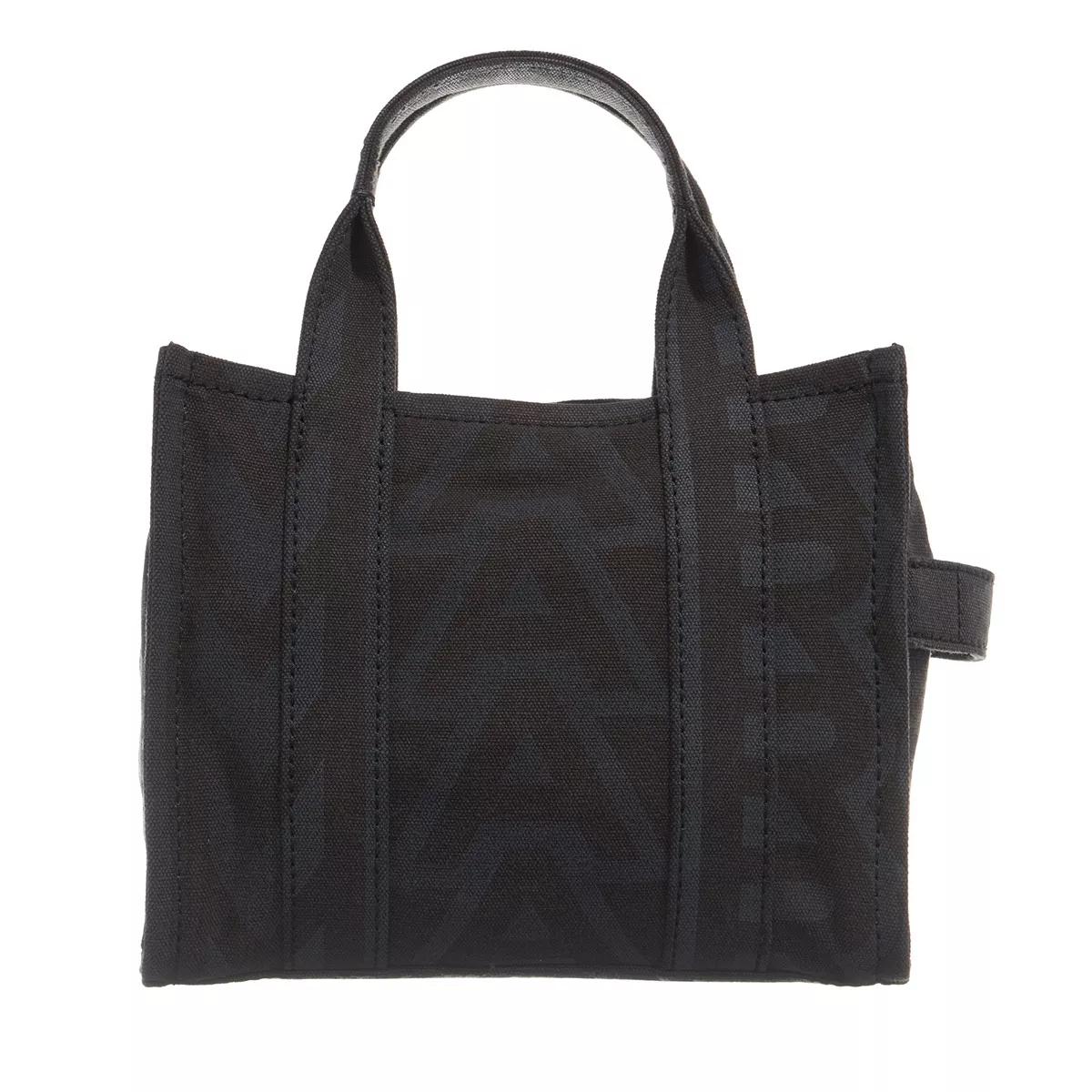 Marc Jacobs Henkeltasche - The Outline Monogram Mini Tote Bag - Gr. unisize - in Schwarz - für Damen von Marc Jacobs