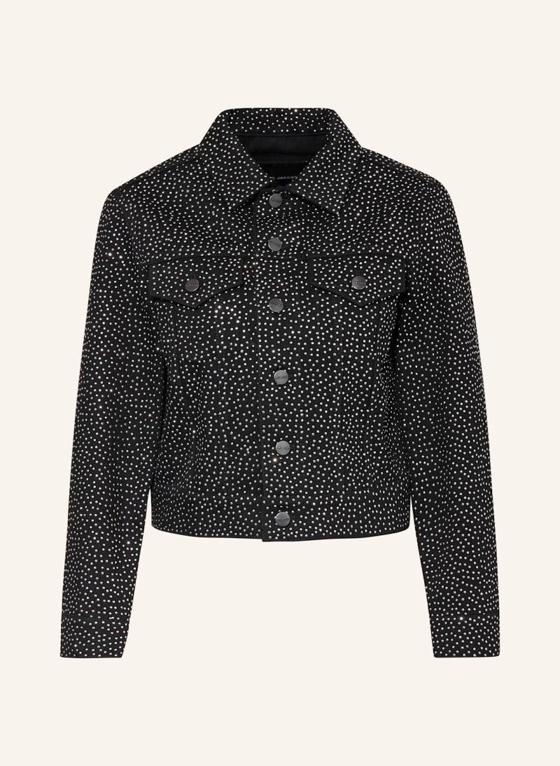 Marc Jacobs Jeansjacke Mit Schmucksteinen schwarz von Marc Jacobs