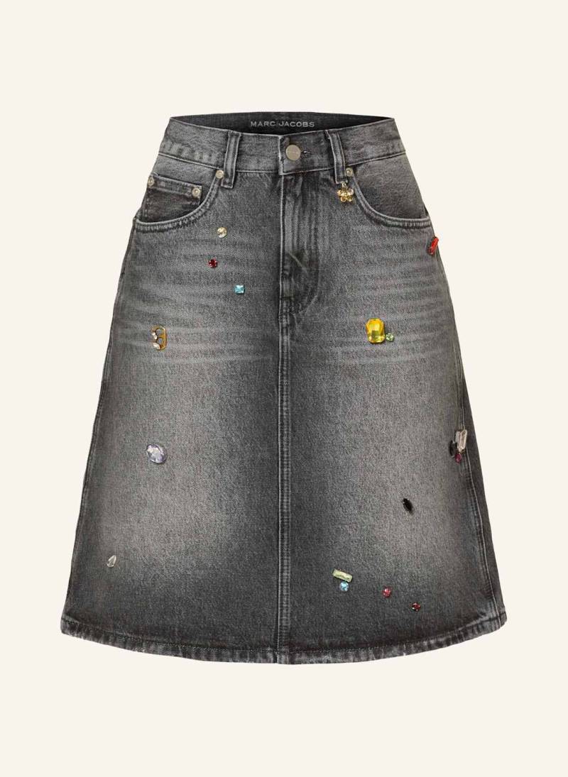 Marc Jacobs Jeansrock Mit Schmucksteinen schwarz von Marc Jacobs