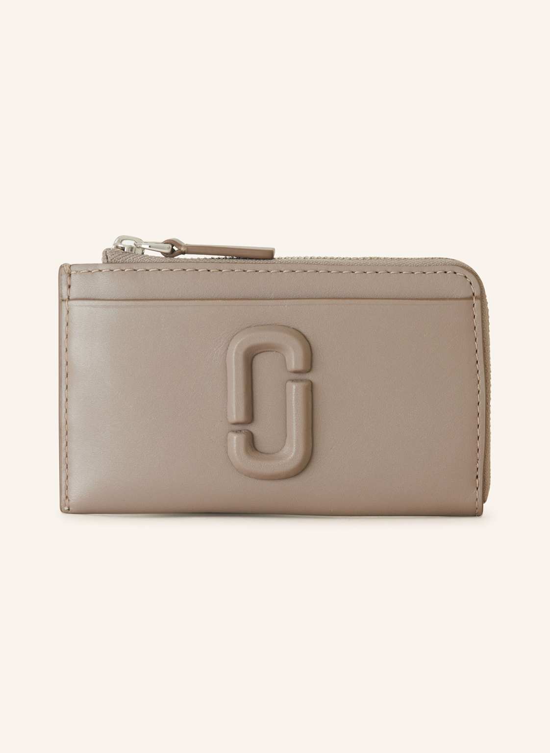 Marc Jacobs Kartenetui The Top Zip Mult Wallet Mit Münzfach beige von Marc Jacobs