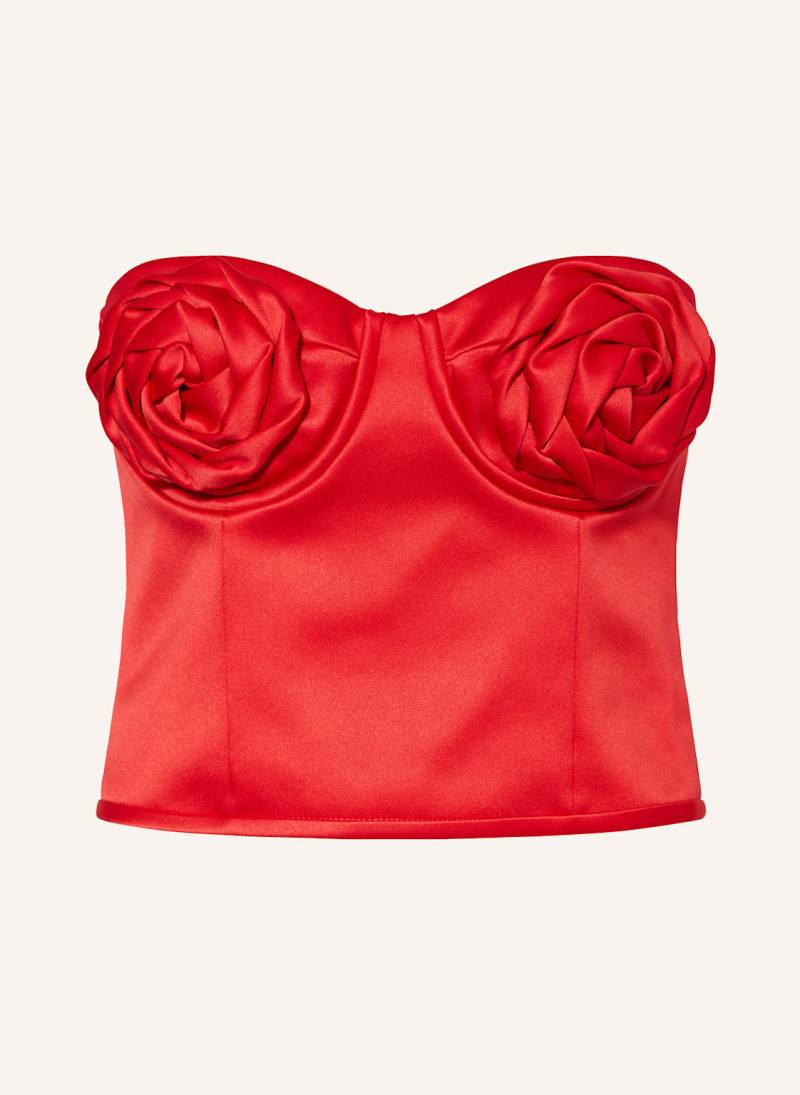 Marc Jacobs Off-Shoulder-Top Aus Satin rot von Marc Jacobs