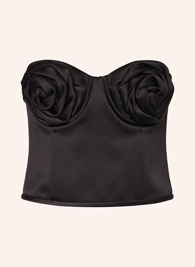 Marc Jacobs Off-Shoulder-Top Aus Satin schwarz von Marc Jacobs