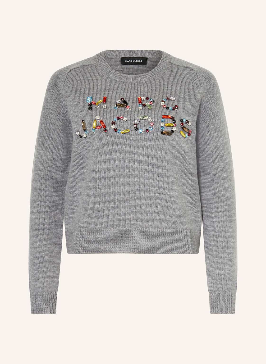 Marc Jacobs Pullover Mit Schmucksteinen grau Marc Jacobs Pullover Mit Schmucksteinen grau von Marc Jacobs
